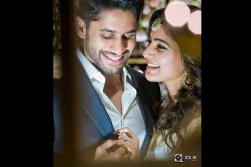 Naga Chaitanya and Samantha Engagement Photos